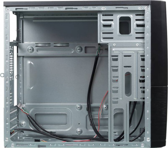 Корпус LinkWorld 727-21 (Minitower, 175х353х400мм, 4*USB2.0, mATX, без БП) Black