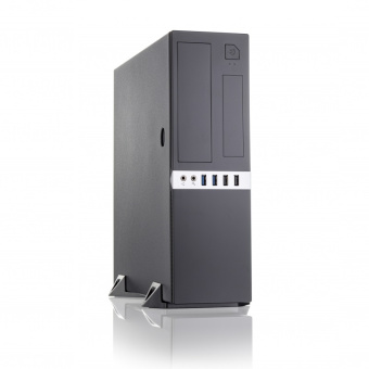 Корпус Foxline FL-203-TFX300S Slim USB3.0 300W mATX чёрный