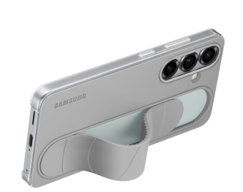 Чехол для смартфона Samsung Galaxy S25 Standing Grip Case серый