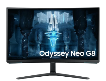 Монитор 31.5" Samsung Odyssey Neo G8 (VA 3840x2160 1ms 240Hz HDMI DP) Black-White