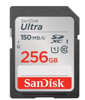 Карта памяти SD 256Gb SanDisk Ultra SDXC Class 10 UHS Class 1