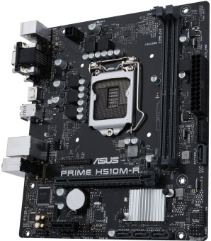 Материнская плата Socket-1200 ASUS PRIME H510M-R-SI (H510) 2*DDR4 1*PCI-Ex16 1*PCI-Ex1 4*SATA HDMI DVI VGA mATX