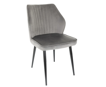 Кресло Бюрократ CH-K5_2 комплект 2шт т.серый Holland 18 металл черный на ножках