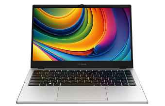 Ноутбук Digma EVE P5852 N200/8G/256 SSD/Intel HD/15.6"FHD/Win11Pro/Silver