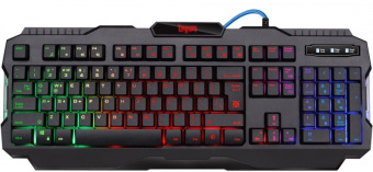 Клавиатура проводная Defender Legion GK-010DL RGB Led черный