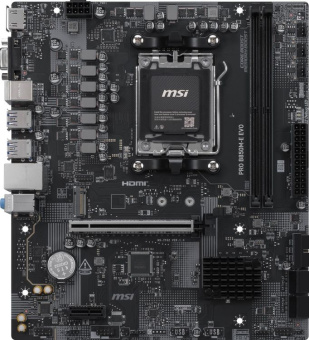 Материнская плата Socket AM5 MSI PRO B850M-E EVO (B850) 2*DDR5 HDMI VGA mATX