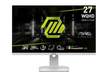 Монитор 27" MSI MAG 274QRFW (IPS 2560x1440 1ms 180Hz HDMI DP) White