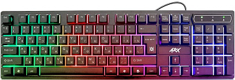 Клавиатура проводная Defender Arx GK-196L Rainbow Led черный