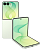 Смартфон Samsung Galaxy Z Flip 8 12/256Gb Mint (мятный)