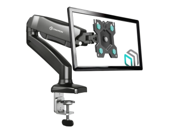 Крепление для монитора Onkron G80 черный 13"-32" макс.8кг настольный поворот и наклон верт.перемещ.
