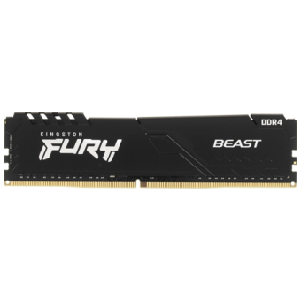 Модуль памяти DDR4 8Gb PC4-25600 3200MHz Kingston Fury Beast Black