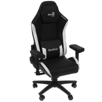 Кресло Aerocool CROWN Leatherette Black White