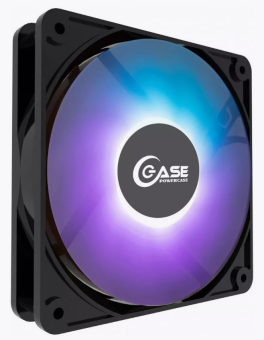 Вентилятор для корпуса 140mm Powercase (M14LED) 5 color LED 3-pin + Molex Bulk