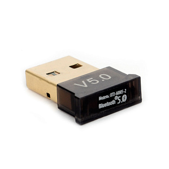 Адаптер Bluetooth Gembird, BTD-MINI5-2, ультратонкий корпус, v.5.0, 10 метров