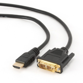 Кабель соединительный HDMI (m) < - > DVI (m),  4.5м, Single link, Cablexpert