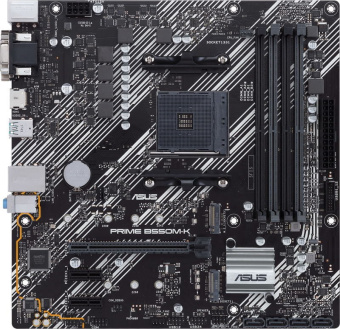 Материнская плата Socket AM4 ASUS PRIME B550M-K (B550) 4*DDR4 2*PCI-Ex1 1*PCI-Ex16 4*SATA 2*M.2 HDMI
