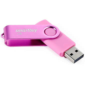 Флешка 64Gb SmartBuy Twist USB2.0 розовый