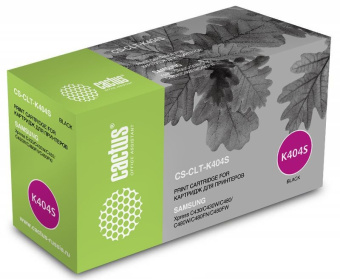 Картридж лазерный Cactus CS-CLT-K404S для Samsung, черный