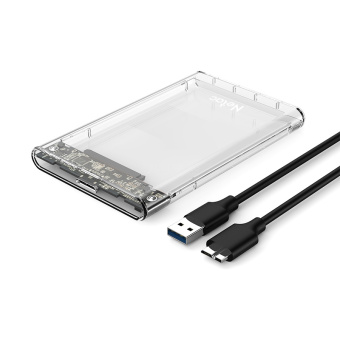 Внешний контейнер USB3.0 -> SATA 2.5", NETAC WH11, прозрачный
