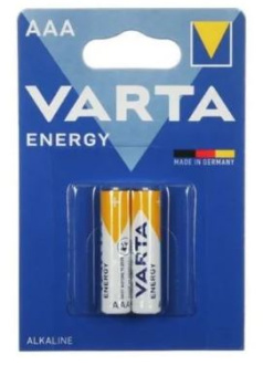 Элемент питания AAA, 1.5V,  2шт, Varta Energy LR03 BL2