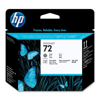 Печатающая головка HP №72 (C9380A) HP DJ T1100/T610 черный/серый