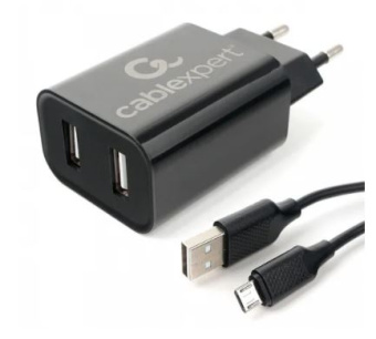 Сетевое зарядное устройство Cablexpert MP3A-PC 12W USB-A Black