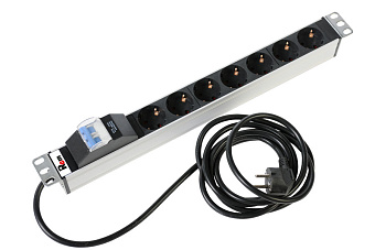 Блок распределения питания Rem (R-16-7S-A-440-3) гор.размещ. 7xSchuko