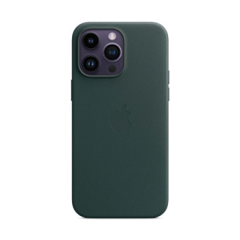 Чехол для смартфона Apple iPhone 14 Pro Max 6.7" - Leather Case with magsafe Forest Green