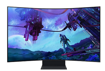 Монитор 55" Samsung Odyssey Ark (VA 3840x2160 1ms 165Hz HDMI DP SP) Black
