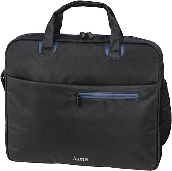 Сумка для ноутбука 15" Hama Sydney (полиэстер) черно-синяя