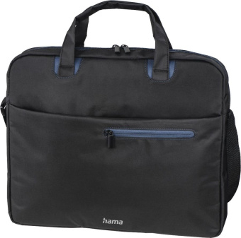 Сумка для ноутбука 15" Hama Sydney (полиэстер) черно-синяя