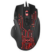 Мышь проводная Sven RX-G715 USB RGB Black