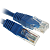 Кабель патч-корд Patch cord кат.6  0.25м, синий