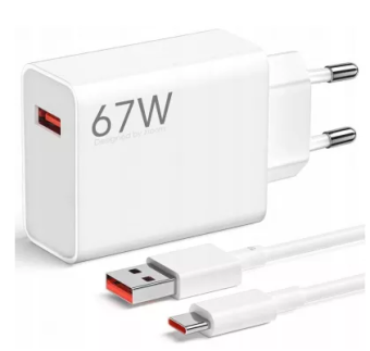 Сетевое зарядное устройство Xiaomi 67W HyperCharge Combo Type-A белый