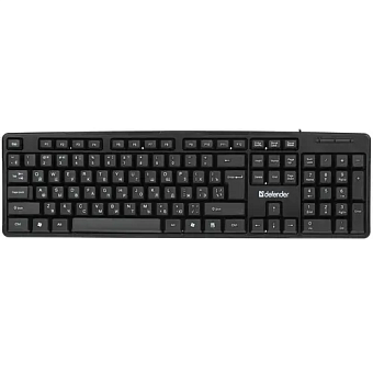 Клавиатура проводная Defender NEXT HB-440 Black