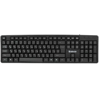 Клавиатура проводная Defender NEXT HB-440 Black