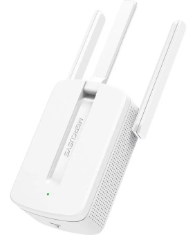 Ретранслятор Wi-Fi сигнала Mercusys MW300RE N300, 2.4 ГГц, белый