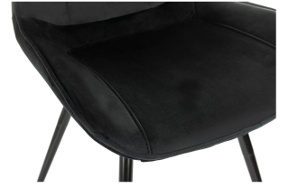 Кресло Бюрократ CH-K2_4 комплект 4шт черный Holland 75 металл черный на ножках