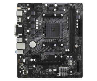 Материнская плата Socket AM4 ASRock A520M-HDV (A520) 2*DDR4 1*PCI-Ex1 1*PCI-Ex16 SATA VGA DVI HDMI m
