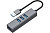 Концентратор USB-A - 4-port USB3.0, Gembird UHB-C454, кабель 17 см, черный