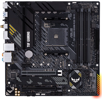 Материнская плата Socket AM4 ASUS TUF GAMING B550M-PLUS (B550) 4*DDR4 1*PCI-Ex1 2*PCI-Ex16 SATA M.2 