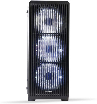 Корпус Zalman S2 TG (MidiTower, 2*USB2.0, 1*USB3.0, Tempered Glass, ATX, без БП) чёрный