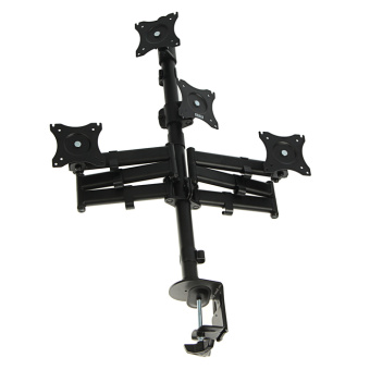 Крепление для монитора Arm Media LCD-T16 (на 4 монитора, наклонно-поворотный, 15-32", 4х10 кг) черный