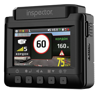 Видеорегистратор с радар-детектором Inspector Bravo S, FullHD, черный