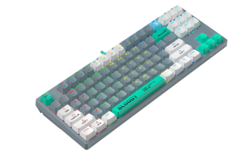 Клавиатура проводная A4Tech Bloody S87 Energy (маханика, горячая замена свитчей (HOT Swap), RGB) Grey White