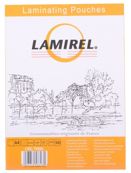 Плёнка для ламинирования Lamirel (A4, 125мкм, 100шт)