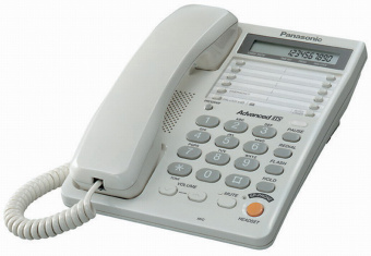 Телефон проводной Panasonic KX-TS 2362 RUW (белый)
