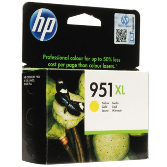 Картридж струйный HP 951XL (CN048AE) для HP Officejet Pro 8100/8600/8600 Plus, желтый