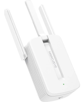 Ретранслятор Wi-Fi сигнала Mercusys MW300RE N300, 2.4 ГГц, белый
