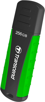 Флешка 256Gb Transcend JetFlash 810 USB3.0, черный/зеленый